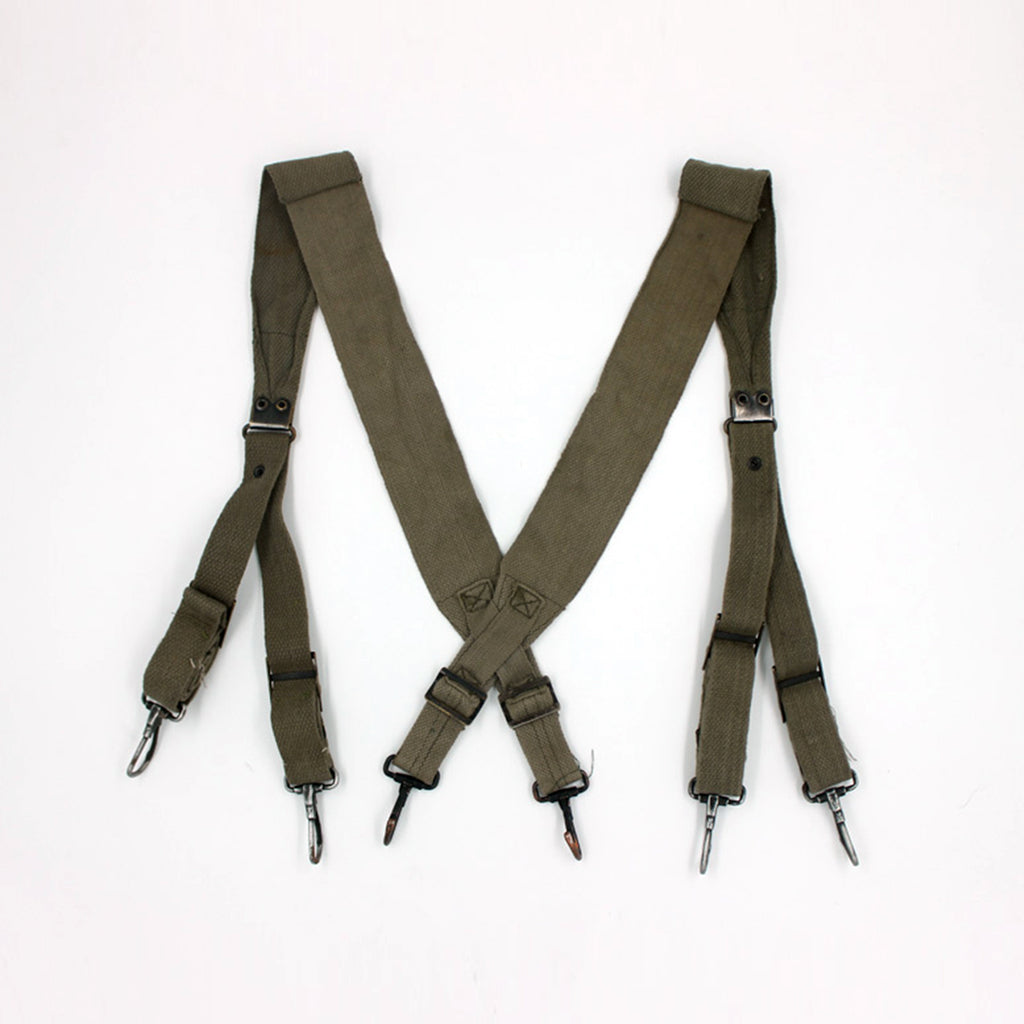 Chilean Army Web Suspenders (Brazil Import, 1970s)