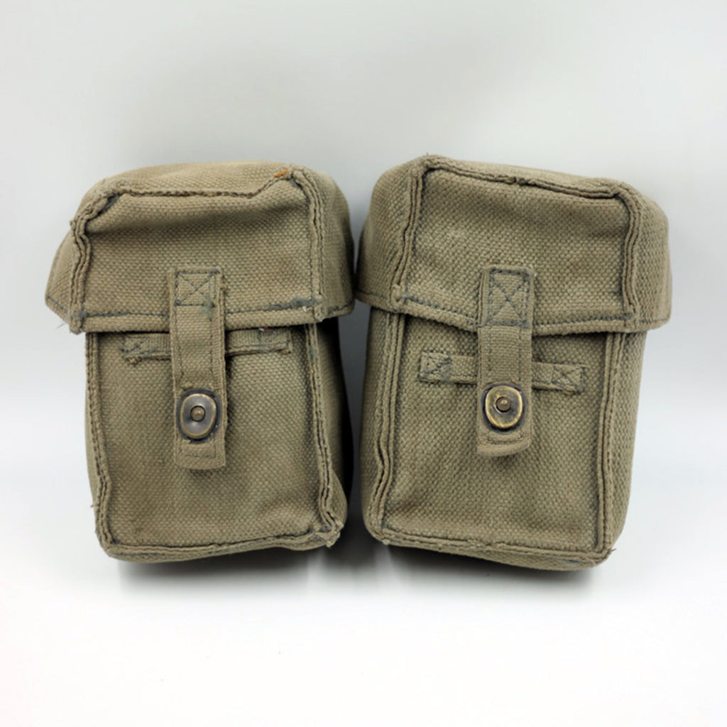 Chilean Army Ammo Pouches (Pair) – Brazil Import, 1970s