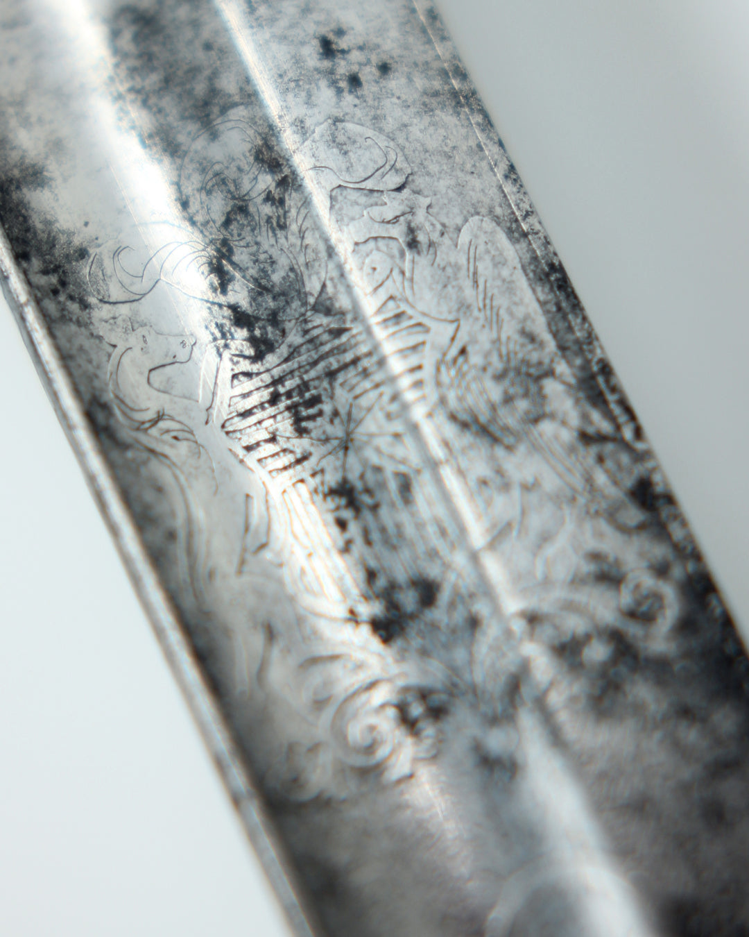 Chilean Navy Officer Sword – Late 19th Century – Leather Scabbard – Fine Bronze Mounts