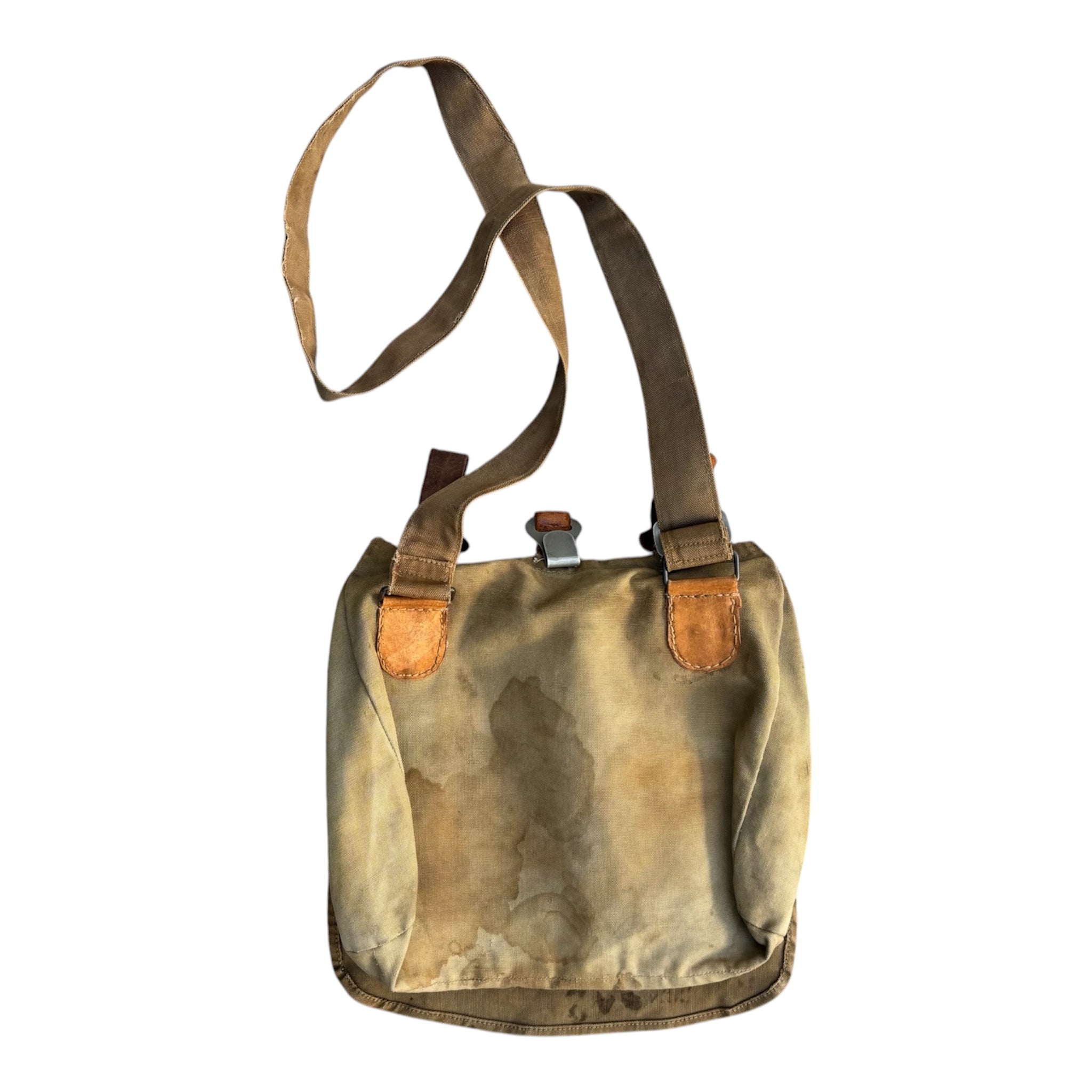 Original 1942 Chilean Army Bread Bag | WWII Field Gear | Prussian Pattern Military Equipment