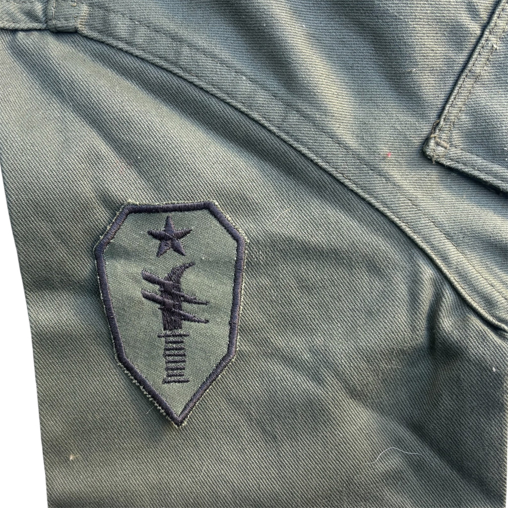 Original Chilean Army Special Forces OD Shirt – Dated 1980 | Batallón de Comandos de Iquique