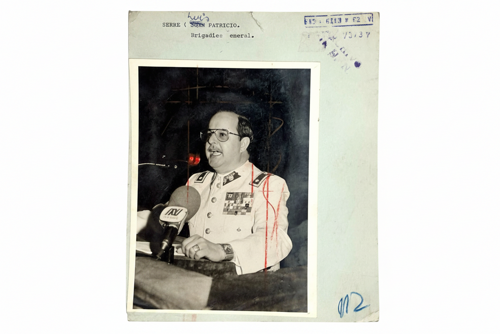 Original Chilean Military Government Press Photos – Army High Command Generals (Set of 3)