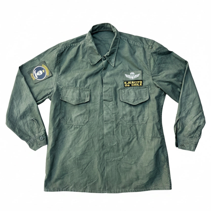 1974 Chilean Army Commando Shirt | 6th Commando Company | 3rd Army Division | Size Large (L) | Cold War Special Forces Collectible