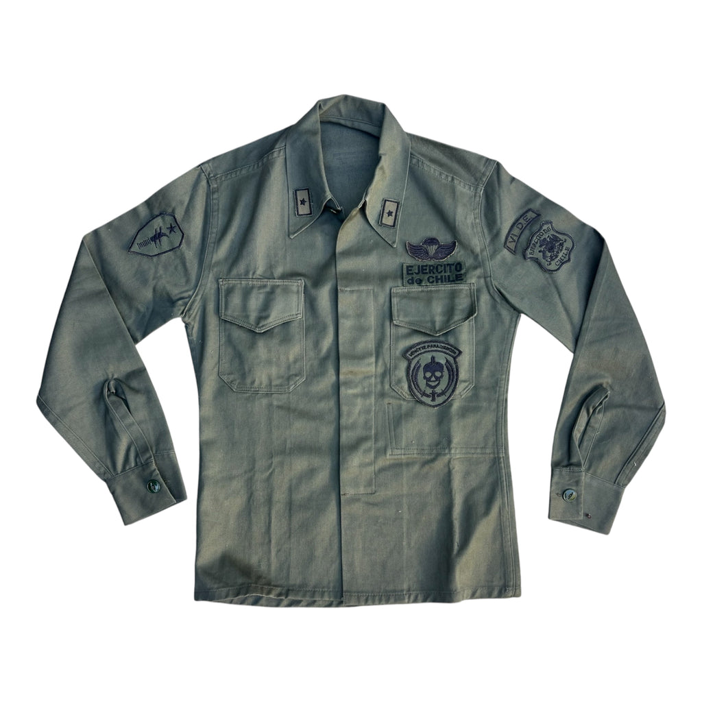 Original Chilean Army Special Forces OD Shirt – Dated 1980 | Batallón de Comandos de Iquique