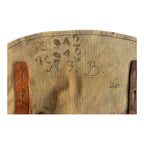 Original 1942 Chilean Army Bread Bag | WWII Field Gear | Prussian Pattern Military Equipment
