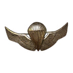 Chilean Army First-Generation Paratrooper Badge – Nickel Silver, 1960s