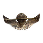Chilean Army First-Generation Paratrooper Badge – Nickel Silver, 1960s