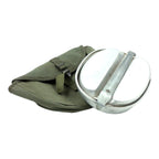 Vintage Chilean Army Mess Kit – Aluminum & Canvas
