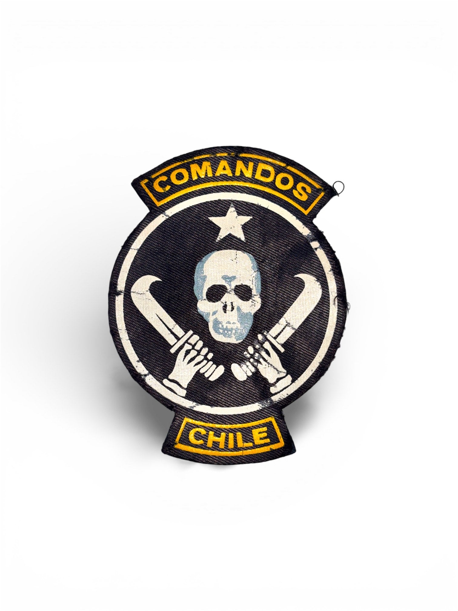 Chilean Army Commando Patch – Comandos N°10 “Pudeto” (Early Screen-Printed Variant)