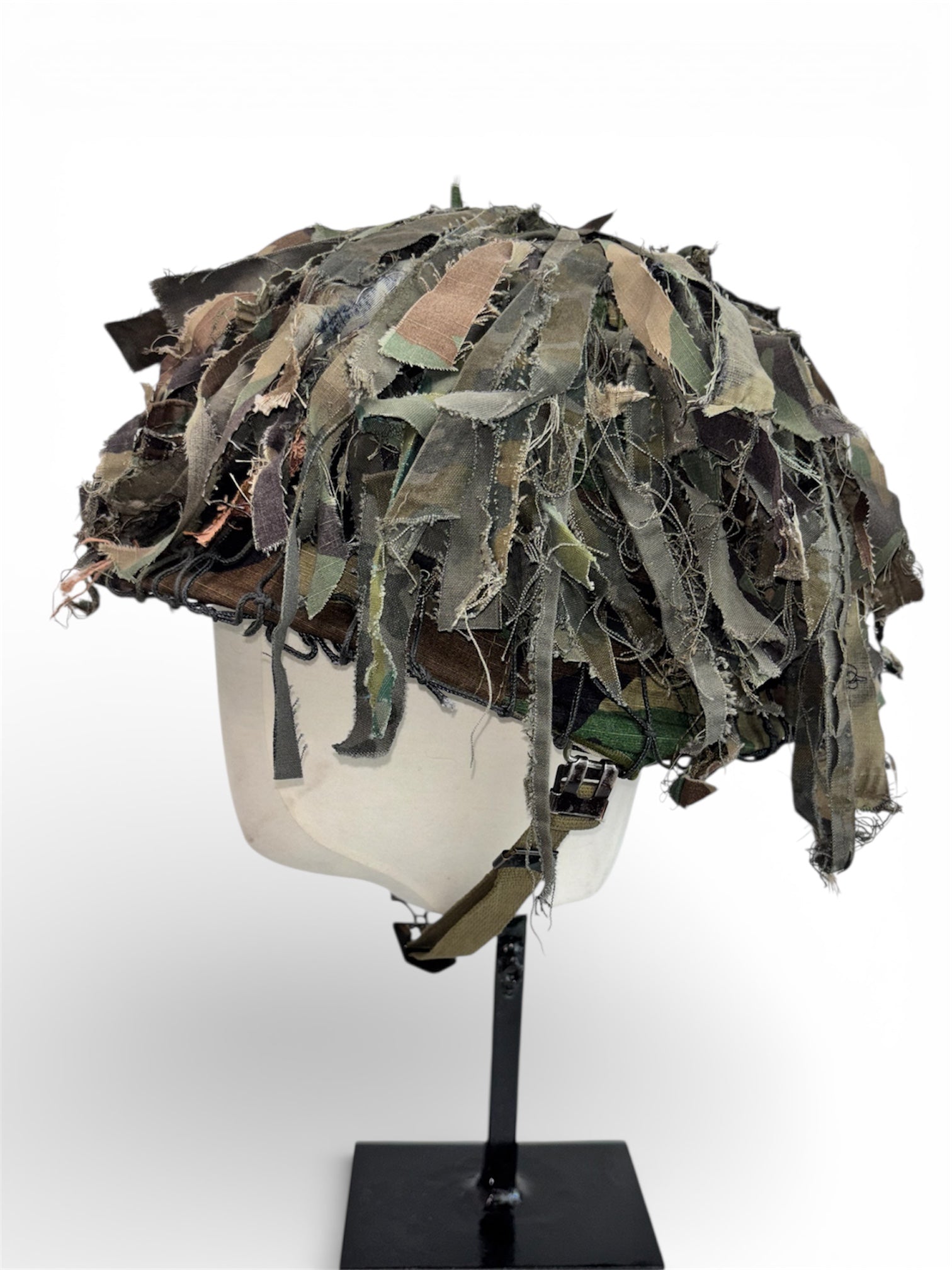 M1 Clone Issued to Chile – Late 1970s – Matching Shell & Liner Markings – Complete with Hand-Made Scrim Cover